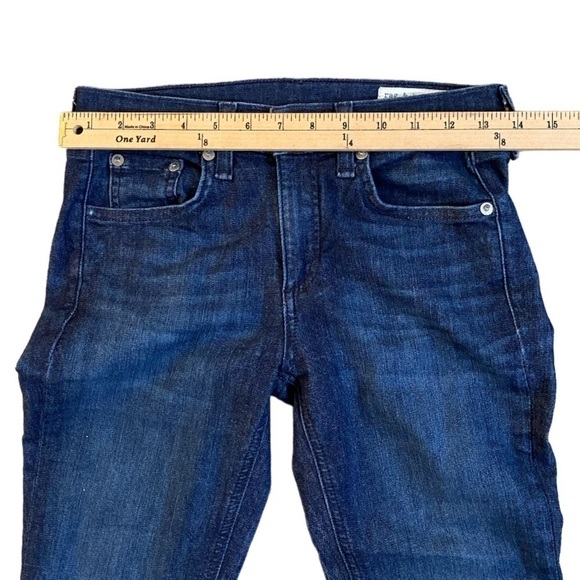 RAG & BONE Raw Hem Ankle Skinny Jeans - Picture 5 of 11